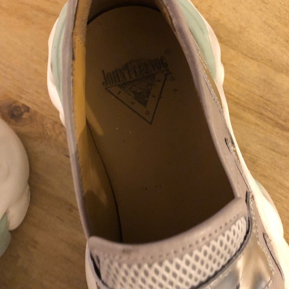 Soul Speed Maverick Silver and White Loafers - W8/M6 generous - Picture 10 of 16